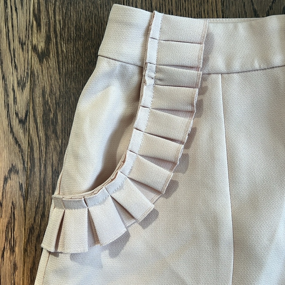 Pink Ruffle Women's Shorts - Picture 3 of 4